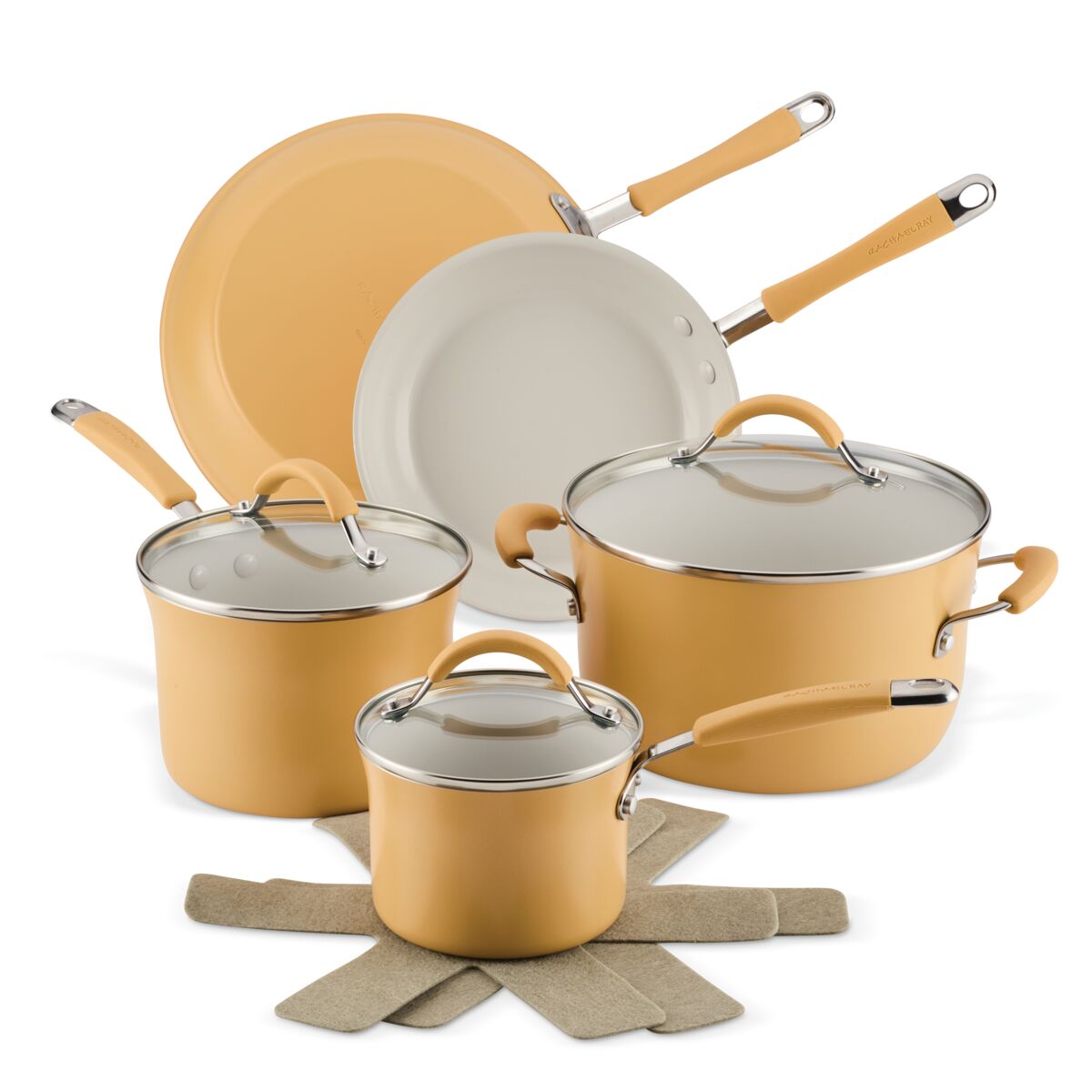 10-Piece Ceramic Nonstick Cookware Set